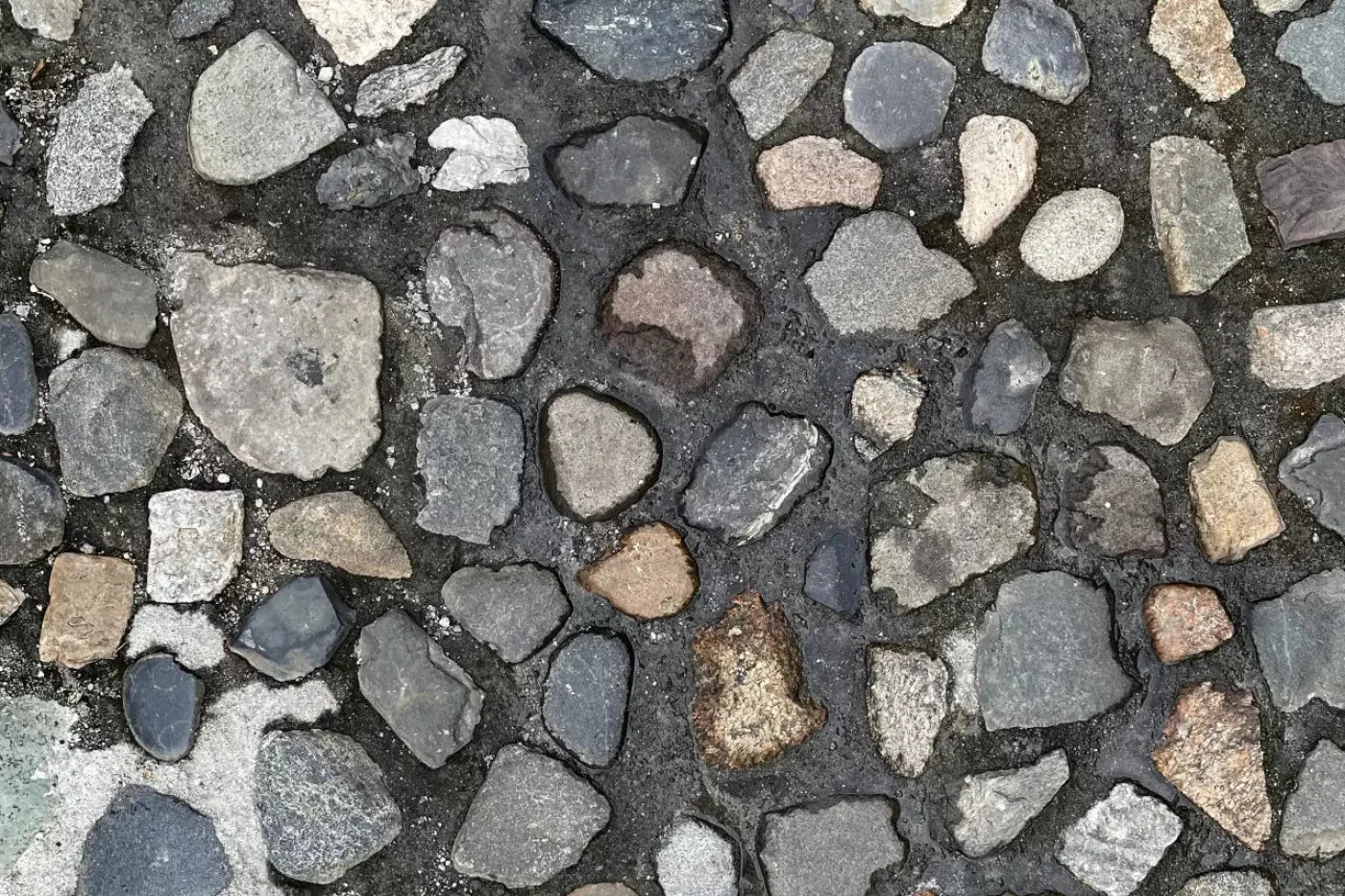 Pebble Path Floor 5X4 Rubbermat ( 60 X 48 Inch ) Backdrop