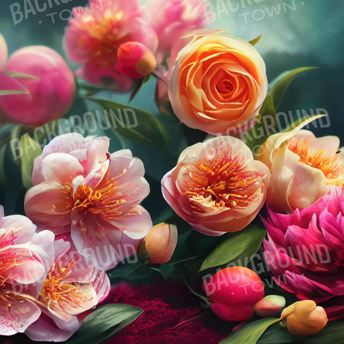 Peonia Valley 10X10 Ultracloth ( 120 X Inch ) Backdrop