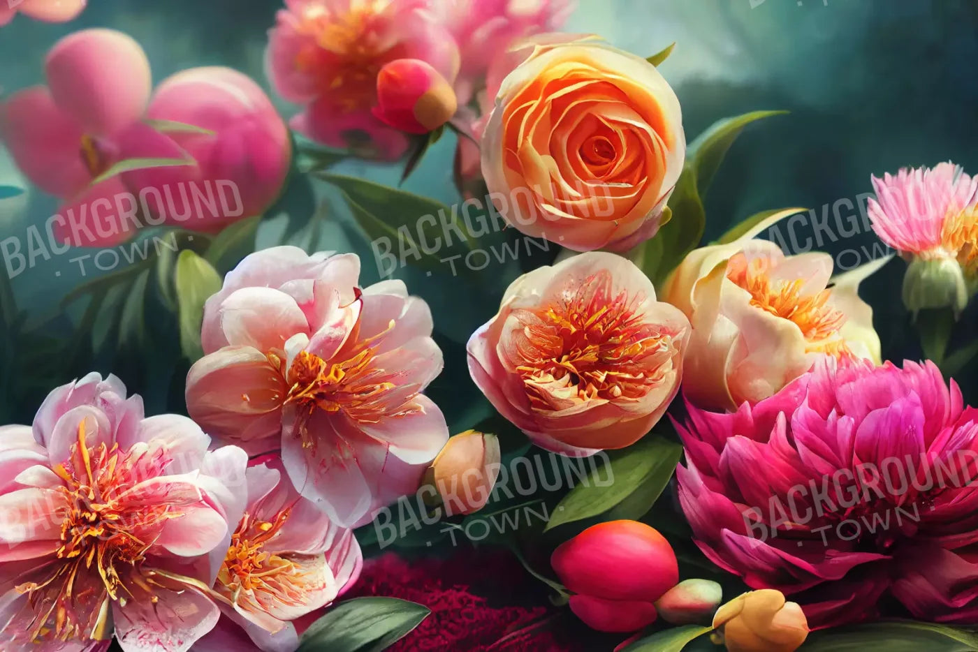 Peonia Valley 8X5 Ultracloth ( 96 X 60 Inch ) Backdrop