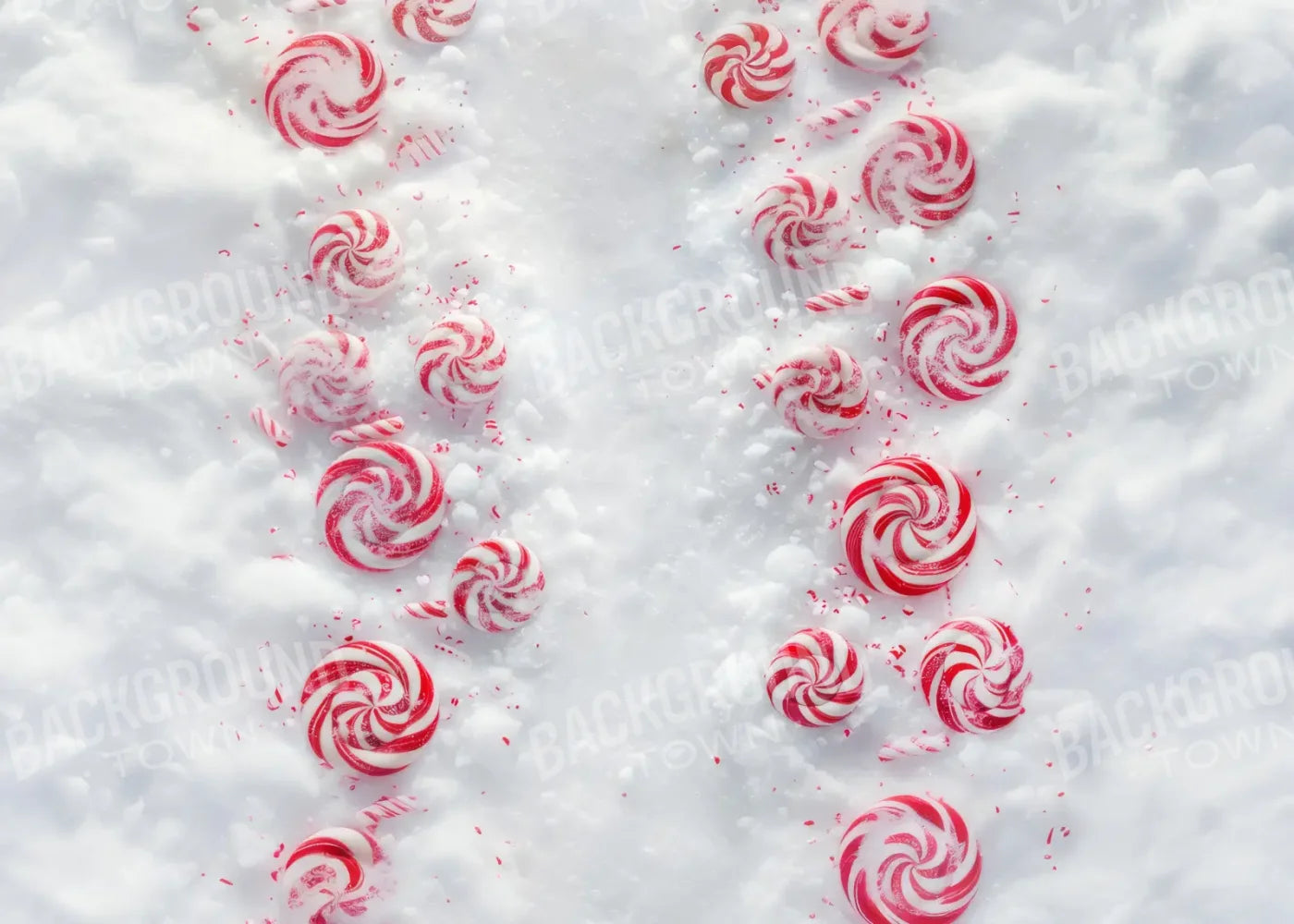 Pepper Mint Floor Path 7’x5’ UltraCloth (84 x 60 inch) Backdrop
