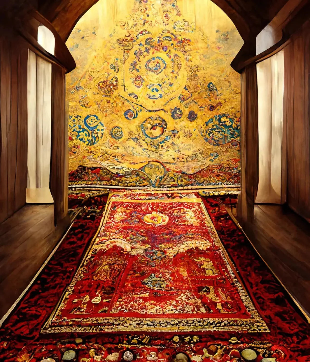 Persian Hall 10X12 Ultracloth ( 120 X 144 Inch ) Backdrop