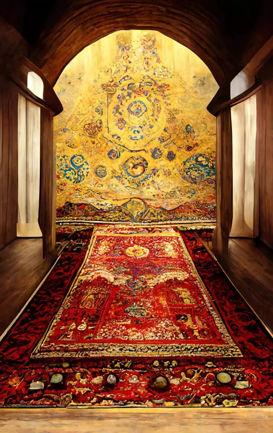 Persian Hall 10X16 Ultracloth ( 120 X 192 Inch ) Backdrop