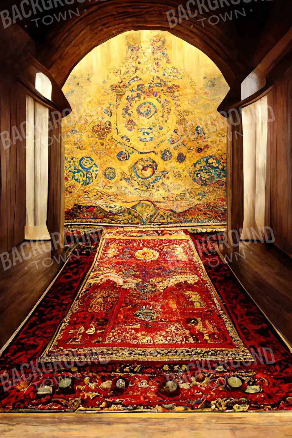 Persian Hall 5X8 Ultracloth ( 60 X 96 Inch ) Backdrop