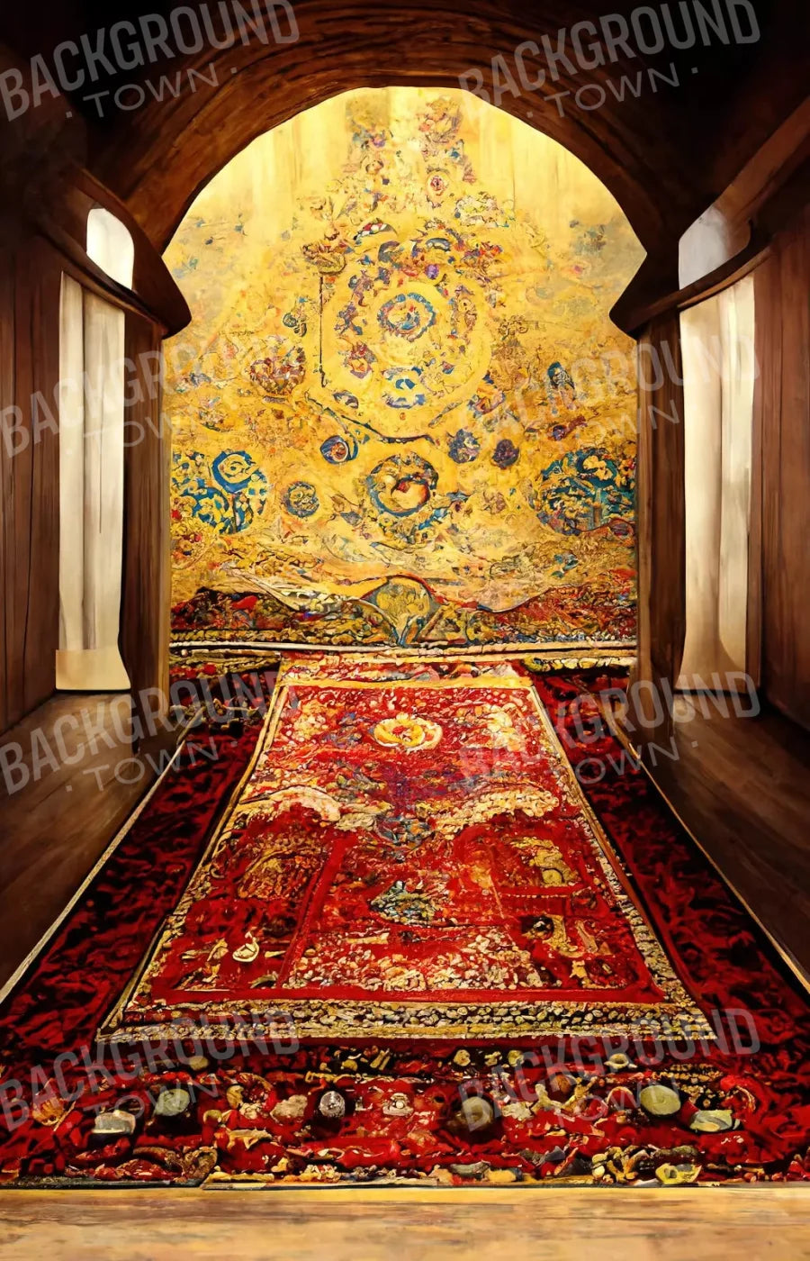 Persian Hall 8X12 Ultracloth ( 96 X 144 Inch ) Backdrop