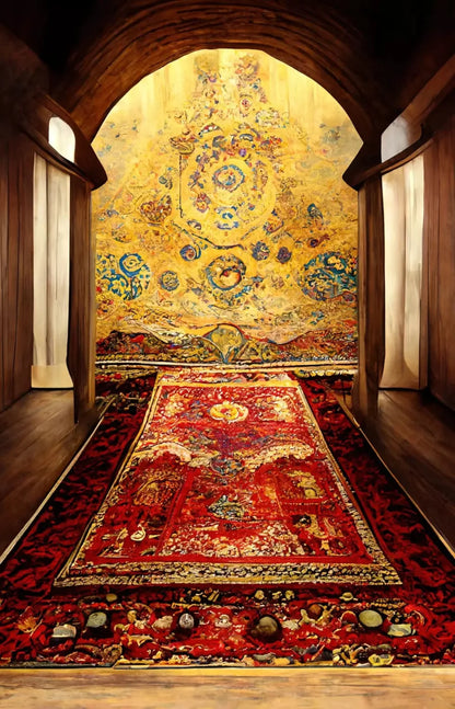 Persian Hall 8X12 Ultracloth ( 96 X 144 Inch ) Backdrop