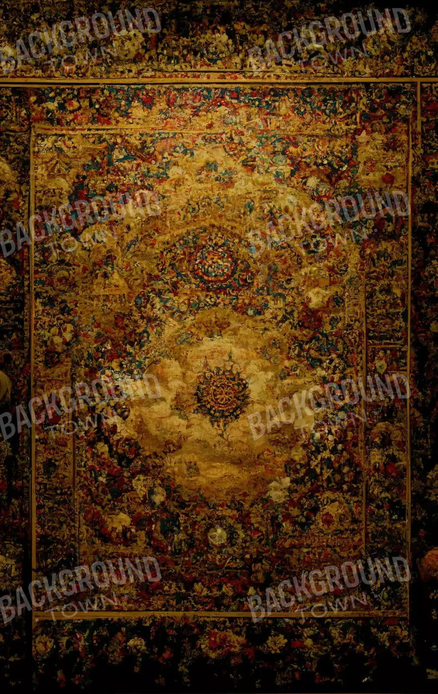 Persian Rug Deep Gold 2 10X16 Ultracloth ( 120 X 192 Inch ) Backdrop