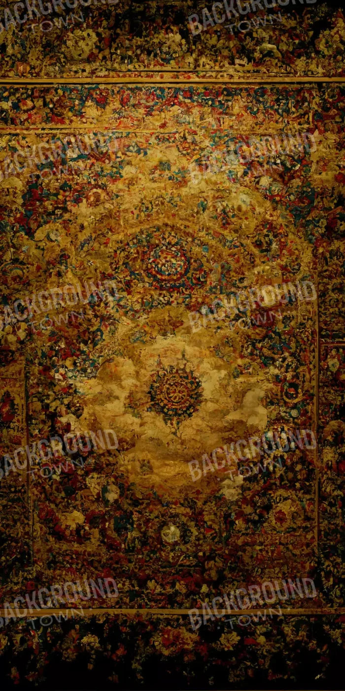 Persian Rug Deep Gold 2 10X20 Ultracloth ( 120 X 240 Inch ) Backdrop