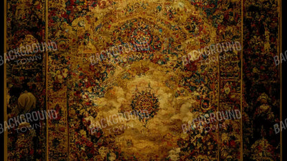 Persian Rug Deep Gold 2 14X8 Ultracloth ( 168 X 96 Inch ) Backdrop