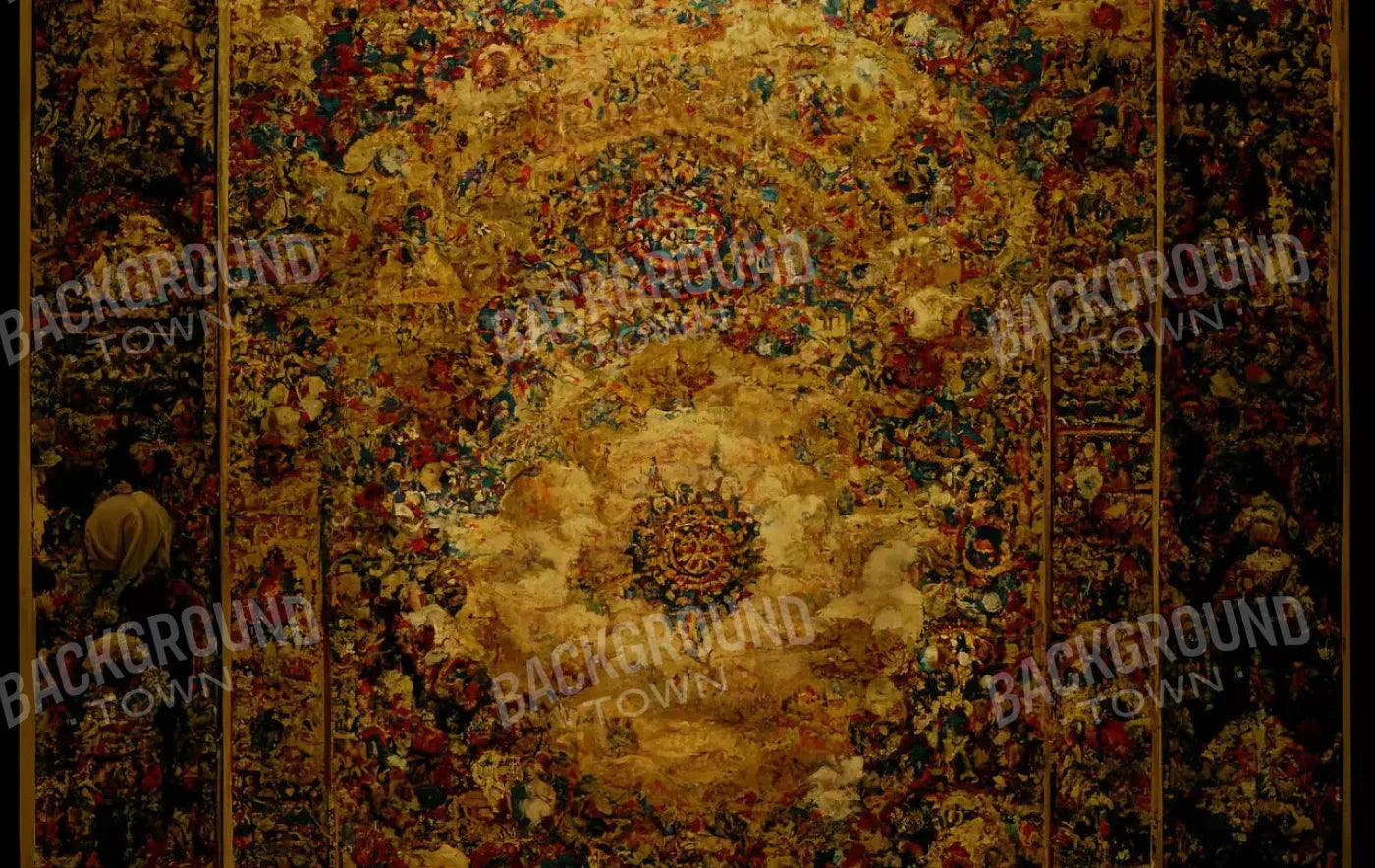 Persian Rug Deep Gold 2 16X10 Ultracloth ( 192 X 120 Inch ) Backdrop