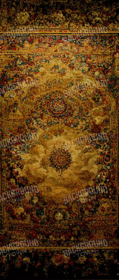 Persian Rug Deep Gold 2 5X12 Ultracloth For Westcott X-Drop ( 60 X 144 Inch ) Backdrop