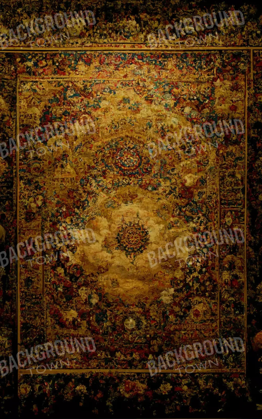 Persian Rug Deep Gold 2 9X14 Ultracloth ( 108 X 168 Inch ) Backdrop