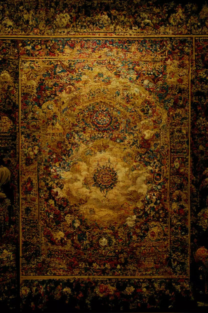 Persian Rug Deep Gold 2 Backdrop