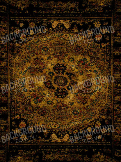 Persian Rug Deep Gold 1 5X68 Fleece ( 60 X 80 Inch ) Backdrop