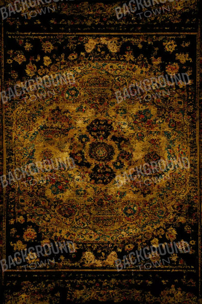 Persian Rug Deep Gold 1 5X8 Ultracloth ( 60 X 96 Inch ) Backdrop