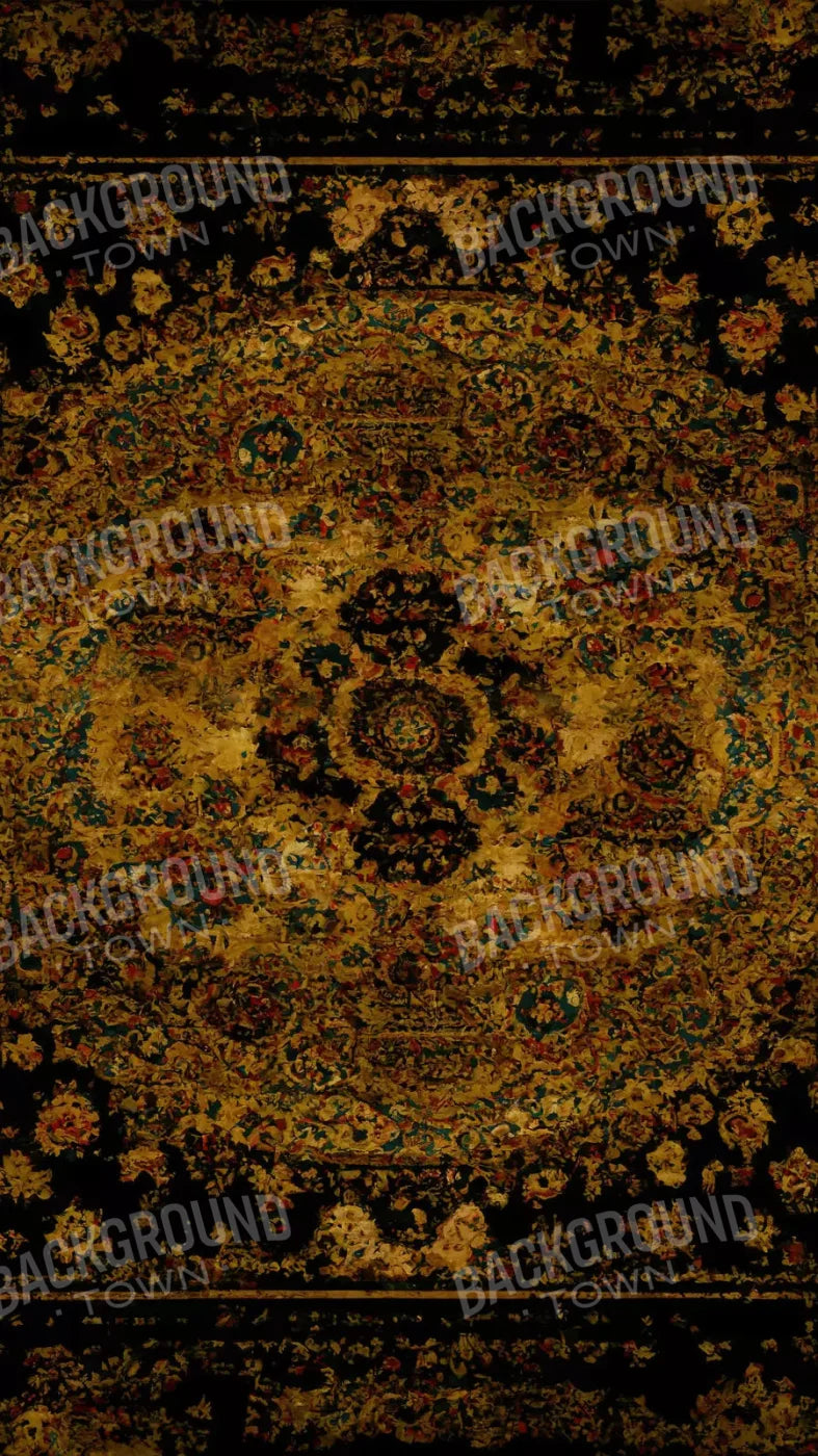 Persian Rug Deep Gold 1 8X14 Ultracloth ( 96 X 168 Inch ) Backdrop