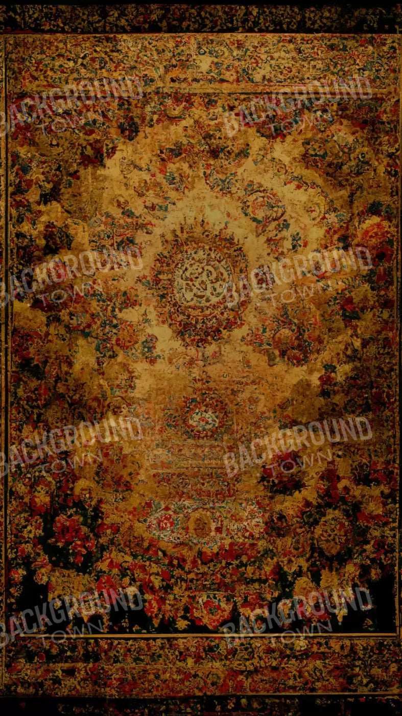 Persian Rug Deep Gold 3 8X14 Ultracloth ( 96 X 168 Inch ) Backdrop