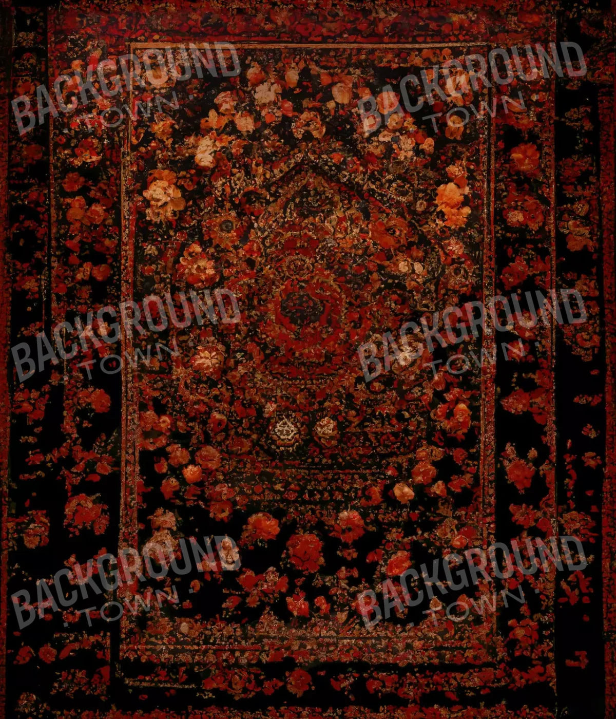 Persian Rug Deep Red 1 10X12 Ultracloth ( 120 X 144 Inch ) Backdrop