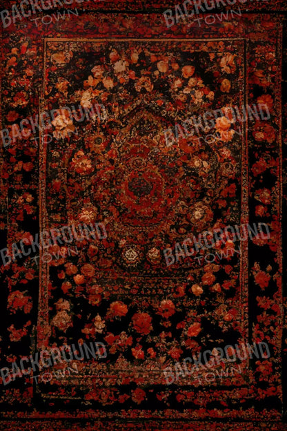 Persian Rug Deep Red 1 5X8 Ultracloth ( 60 X 96 Inch ) Backdrop