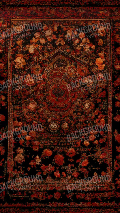 Persian Rug Deep Red 1 8X14 Ultracloth ( 96 X 168 Inch ) Backdrop