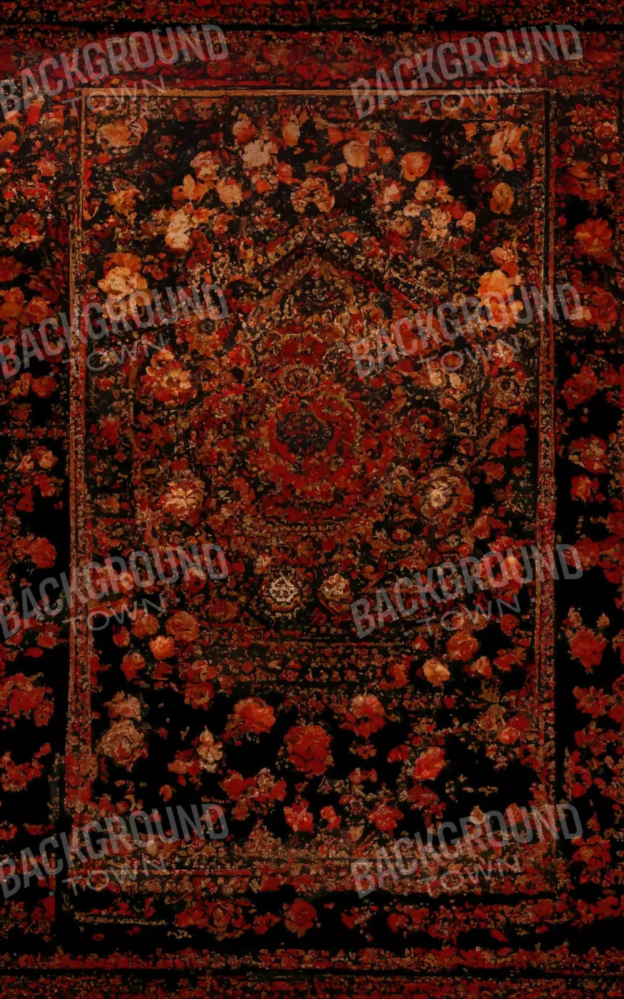 Persian Rug Deep Red 1 9X14 Ultracloth ( 108 X 168 Inch ) Backdrop