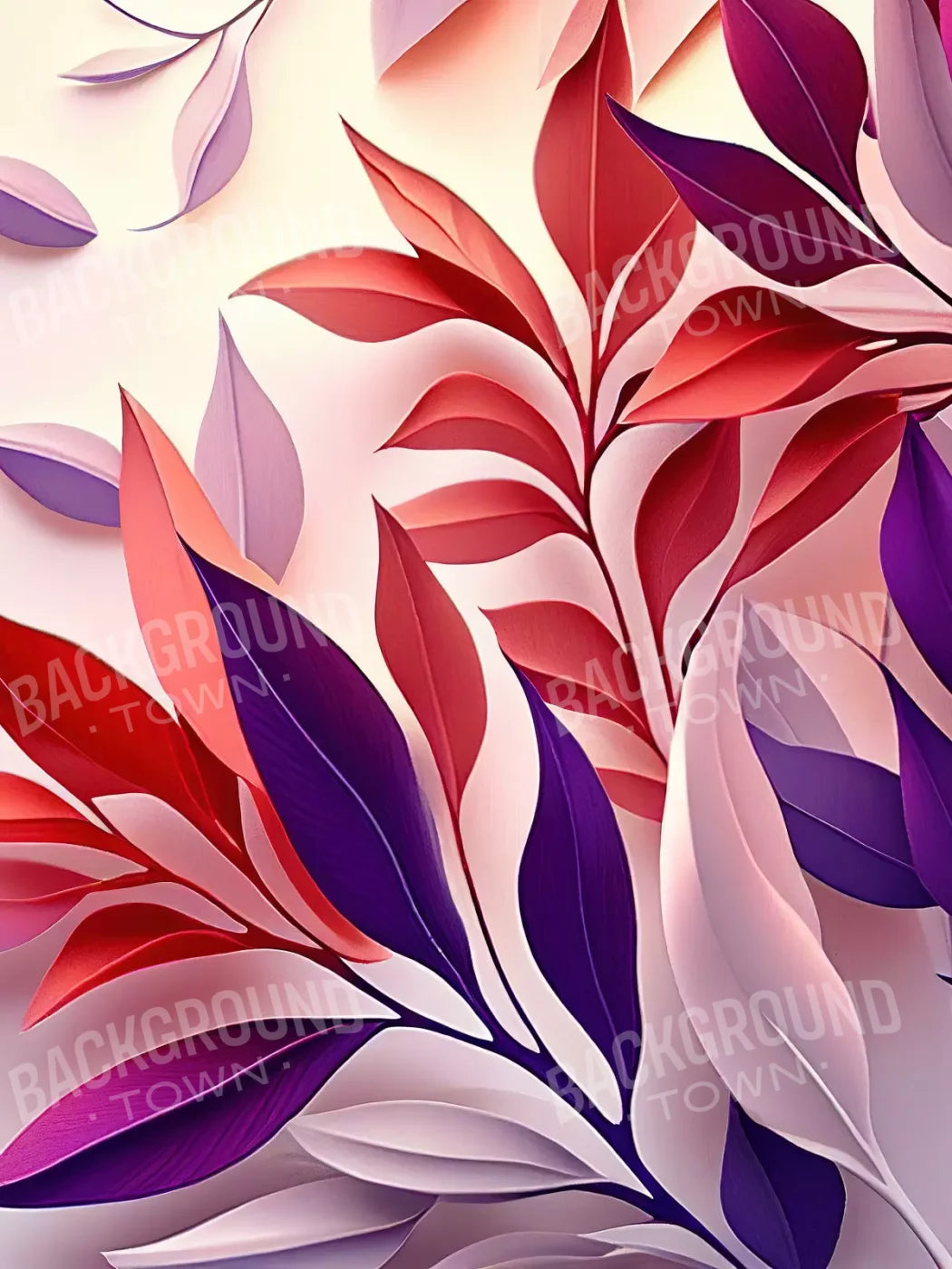 Petals Of Feathers 5X7 Ultracloth ( 60 X 84 Inch ) Backdrop