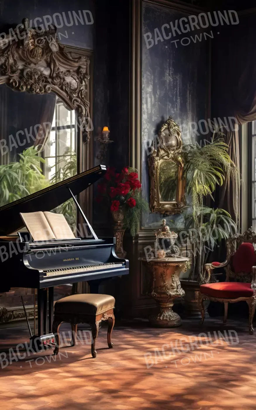 Piano Room Ii 5’X8’ Ultracloth (60 X 96 Inch) Backdrop