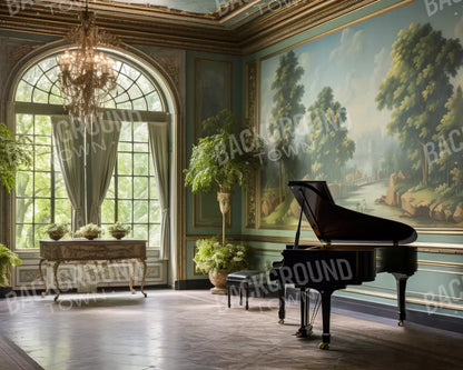 Piano Room Iii 10’X8’ Fleece (120 X 96 Inch) Backdrop