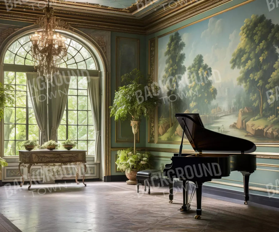 Piano Room Iii 5’X4’2 Fleece (60 X 50 Inch) Backdrop