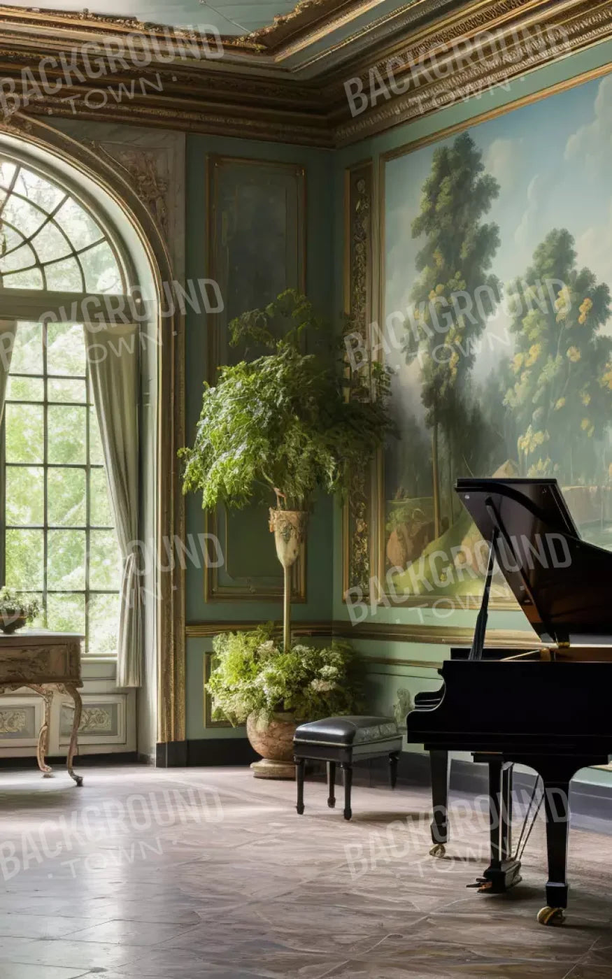 Piano Room Iii 5’X8’ Ultracloth (60 X 96 Inch) Backdrop