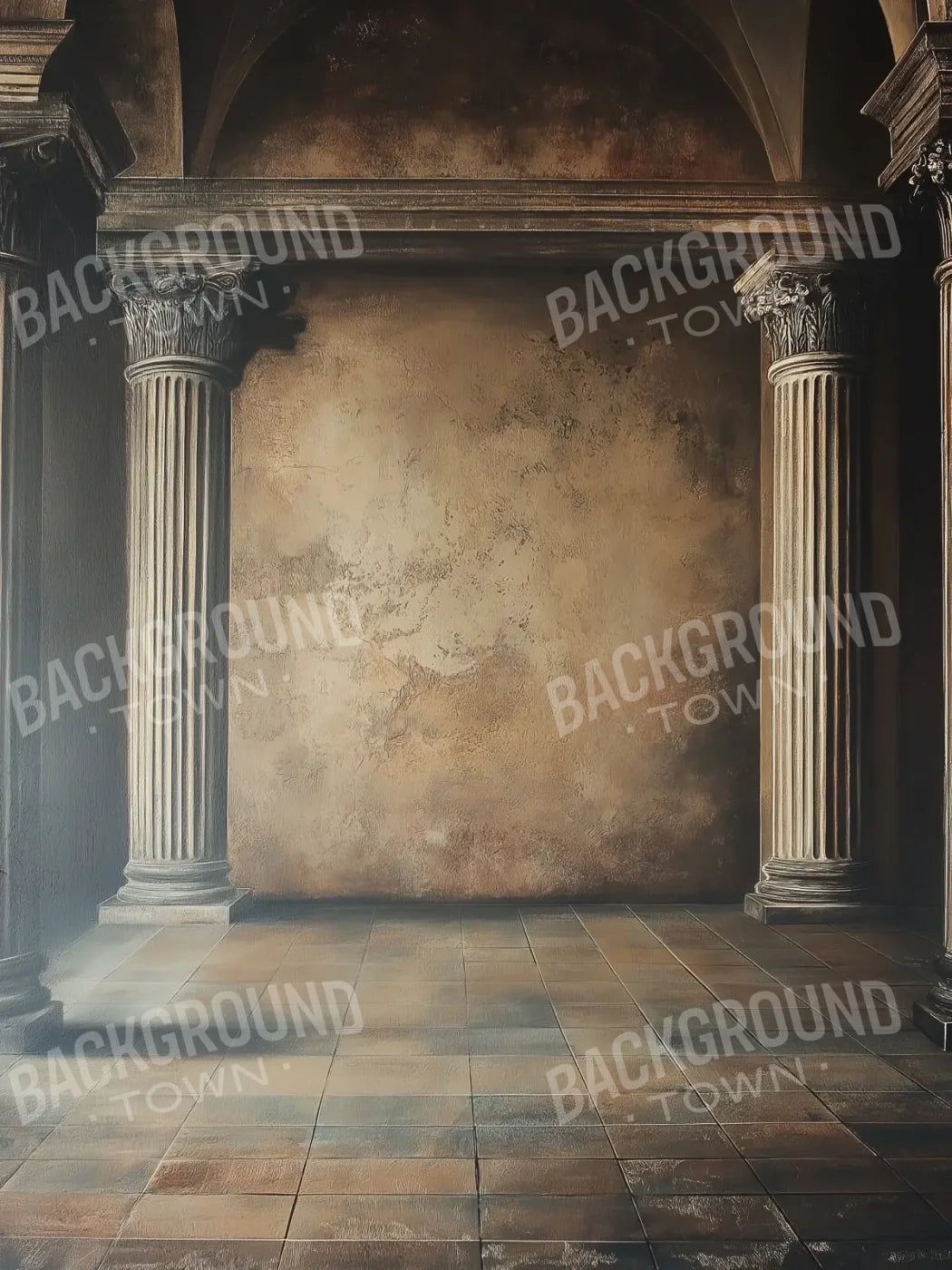 Piller Walk Way I 5’x6’8 Fleece (60 x 80 inch) Backdrop