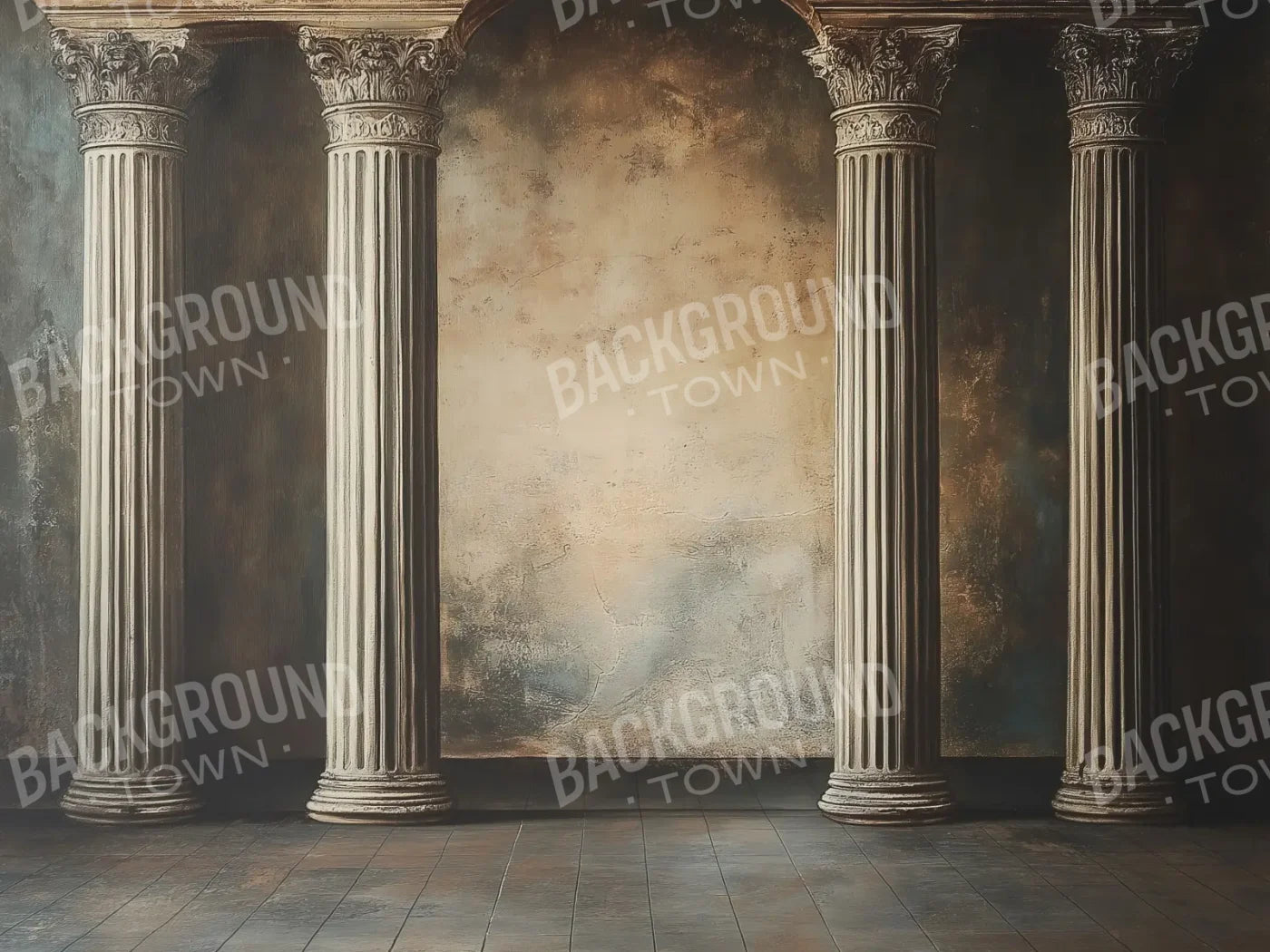 Piller Walk Way 6’8x5’ Fleece (80 x 60 inch) Backdrop