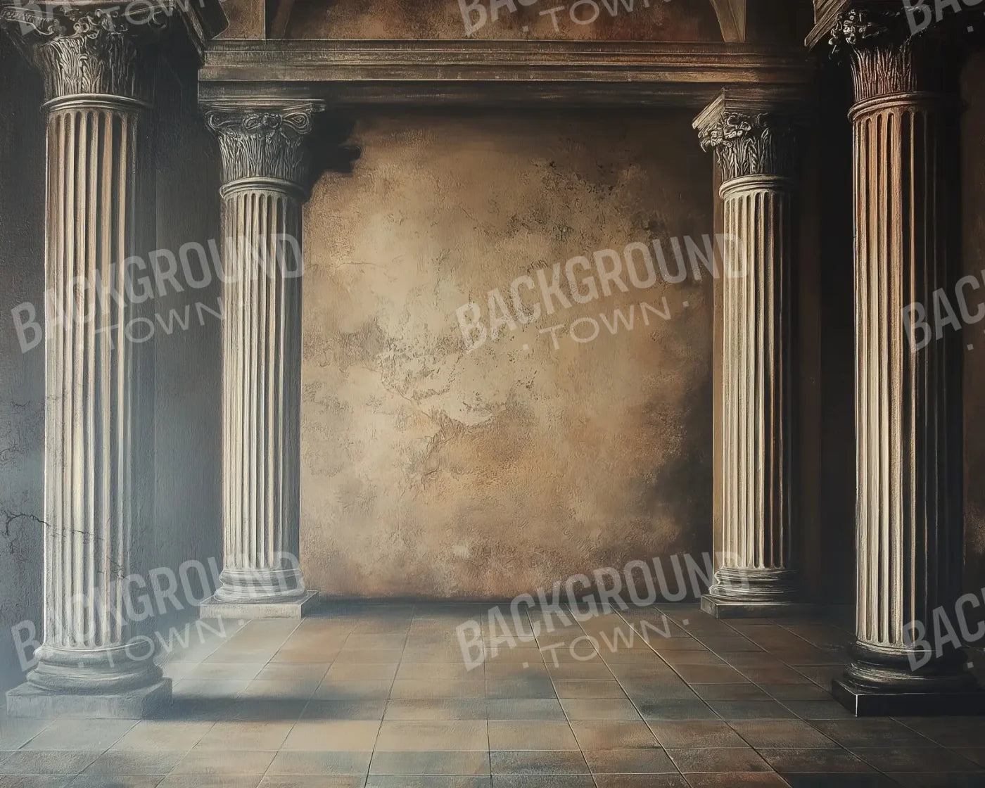 Piller Walk Way I 10’x8’ Fleece (120 x 96 inch) Backdrop