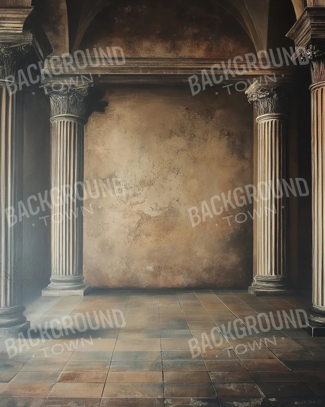 Piller Walk Way I 8’x10’ Fleece (96 x 120 inch) Backdrop