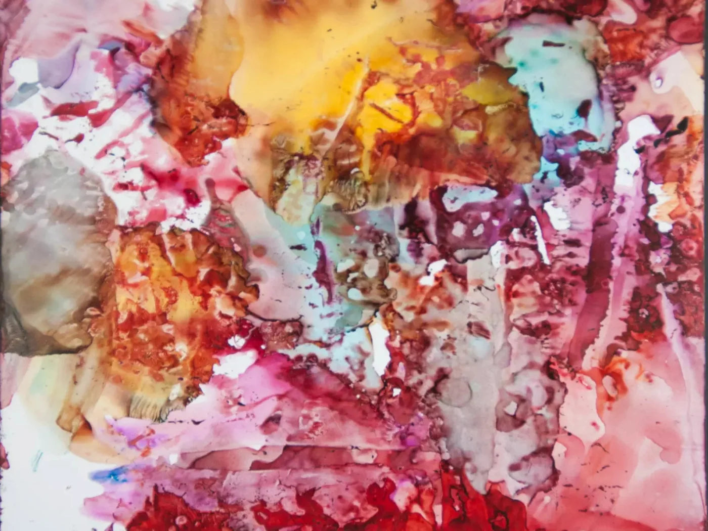 Pink Abstract 10X8 Fleece ( 120 X 96 Inch ) Backdrop