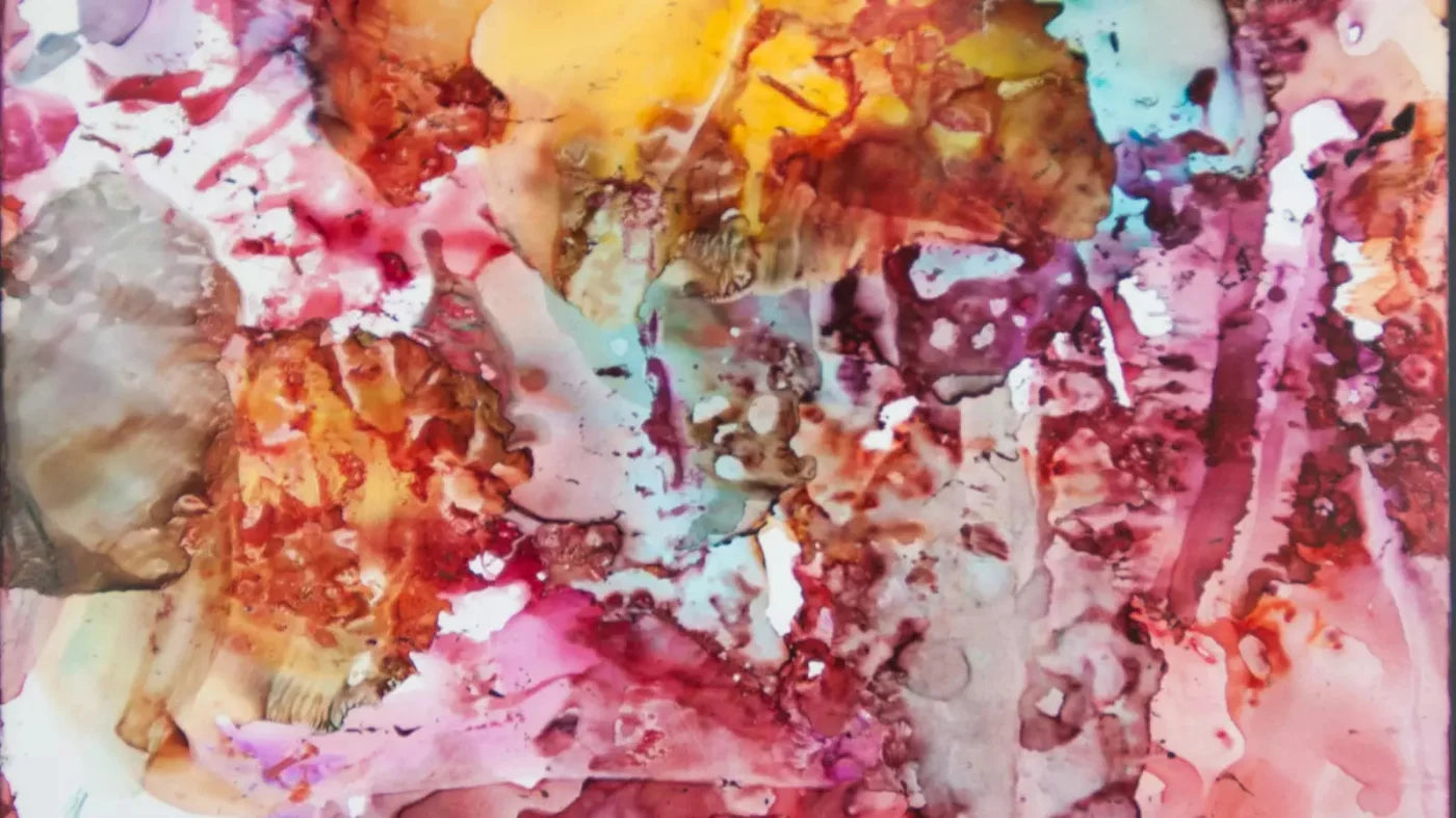 Pink Abstract 14X8 Ultracloth ( 168 X 96 Inch ) Backdrop