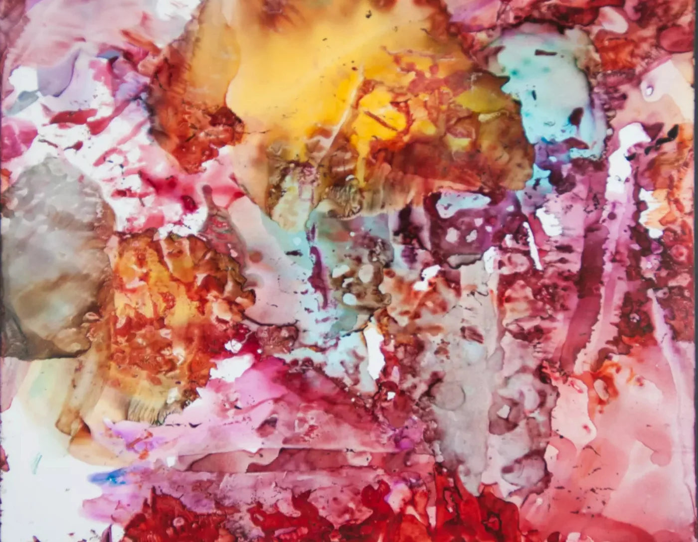 Pink Abstract 8X6 Fleece ( 96 X 72 Inch ) Backdrop
