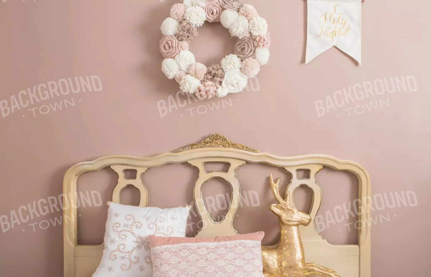 Pink And Gold Dreams 12X8 Ultracloth ( 144 X 96 Inch ) Backdrop