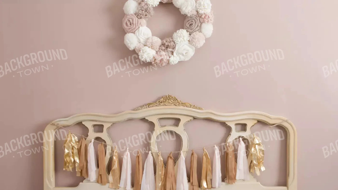 Pink And Gold Sash 14X8 Ultracloth ( 168 X 96 Inch ) Backdrop
