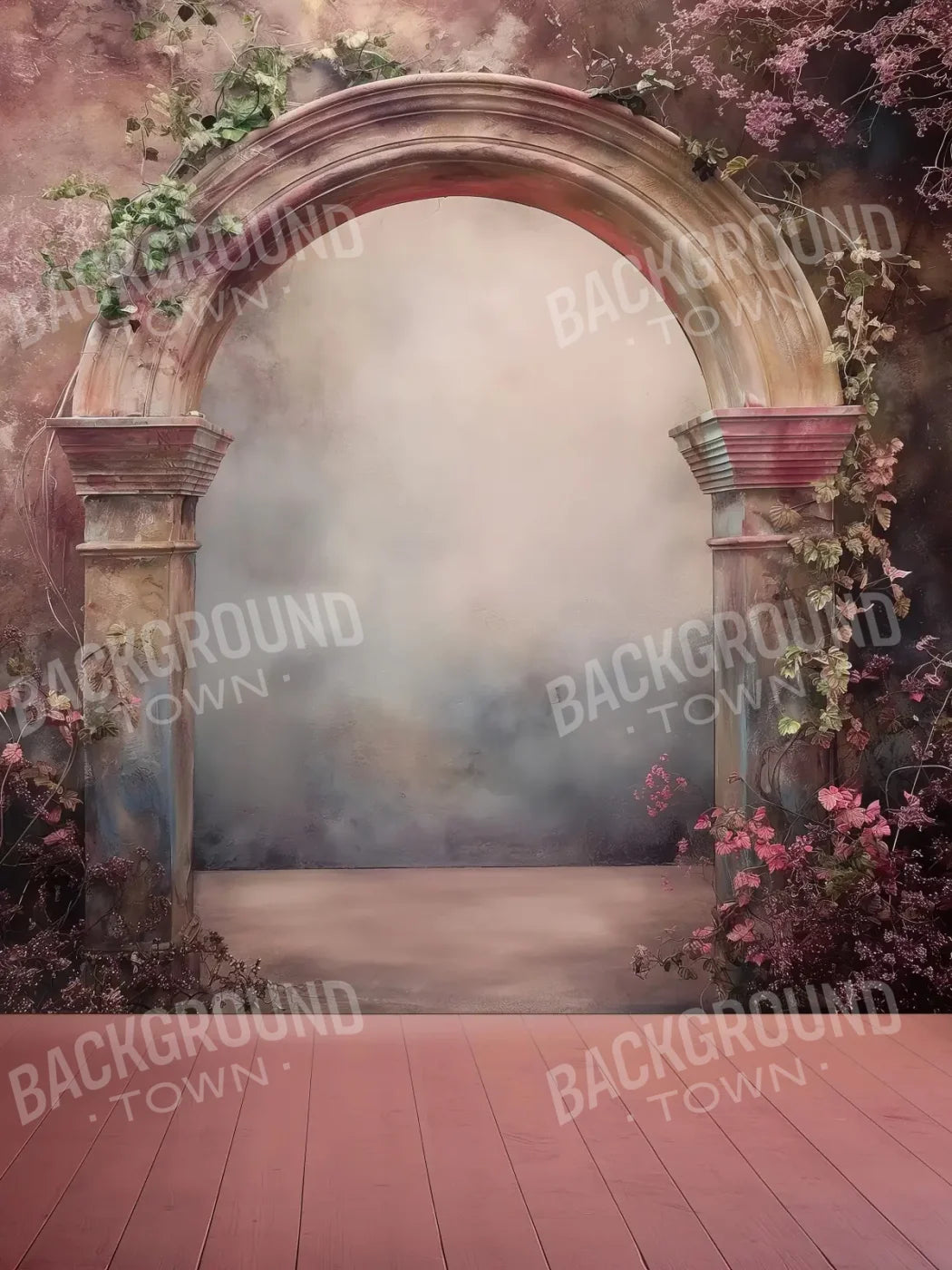 Pink Arya 5’x6’8 Fleece (60 x 80 inch) Backdrop