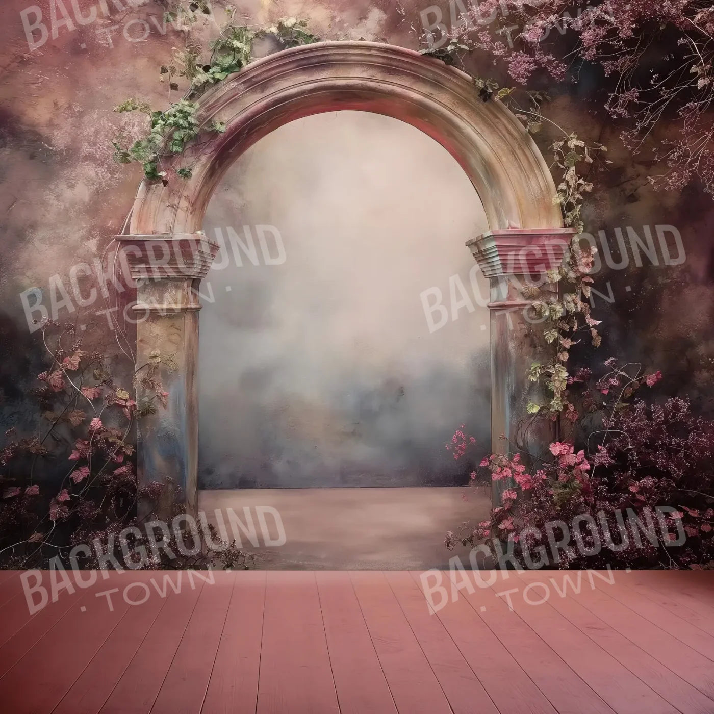 Pink Arya 8’x8’ Fleece (96 x 96 inch) Backdrop