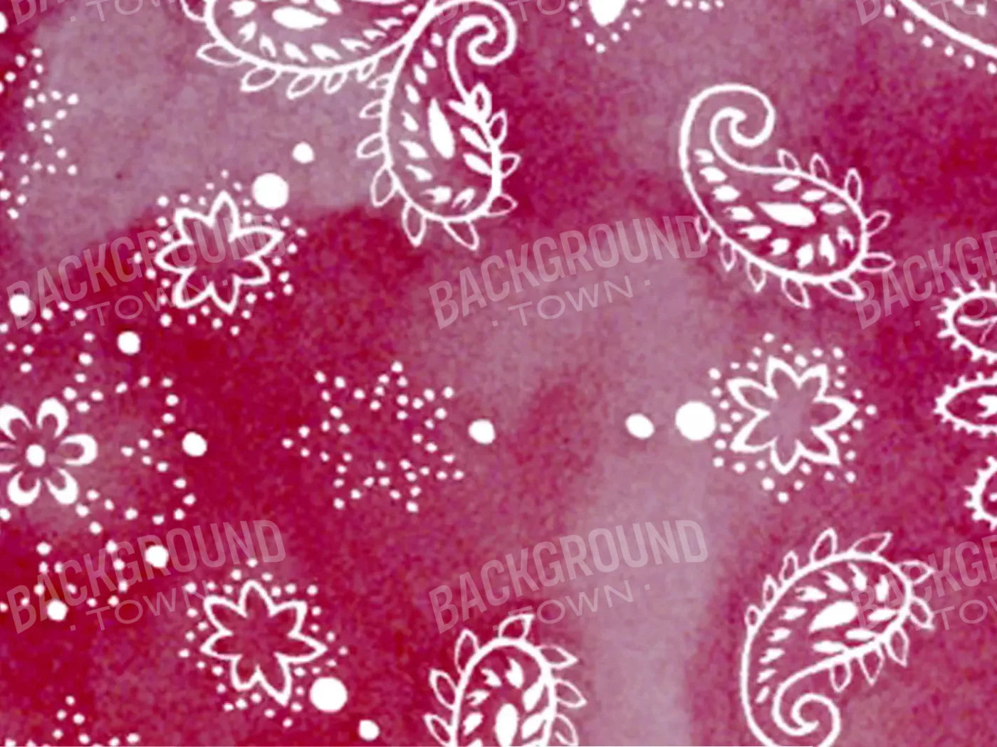 Pink Bandana 10X8 Fleece ( 120 X 96 Inch ) Backdrop