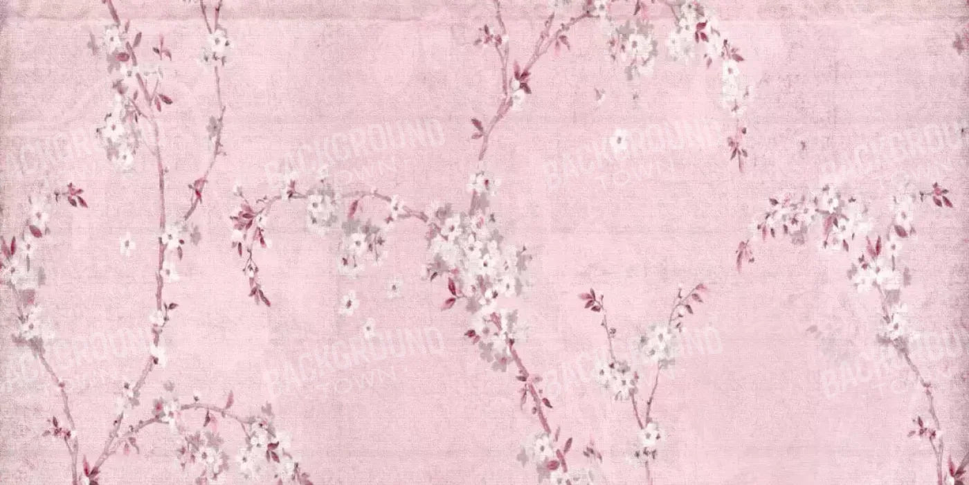Pink Blossom 20X10 Ultracloth ( 240 X 120 Inch ) Backdrop
