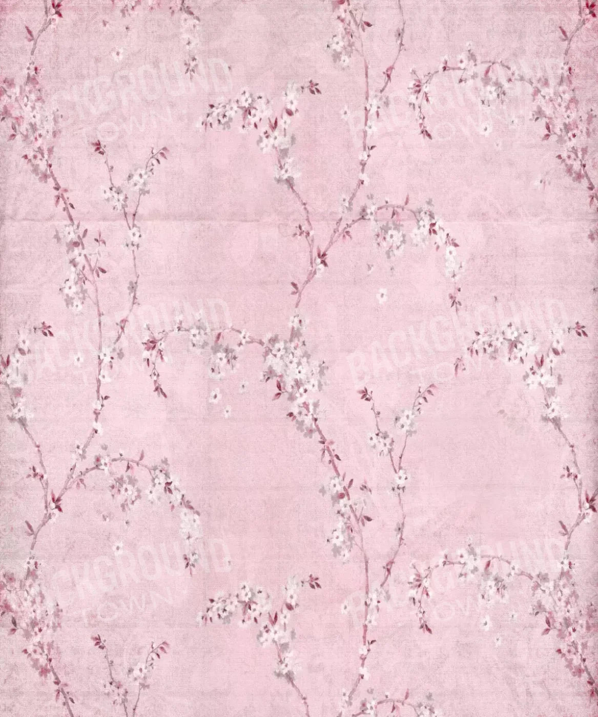 Pink Floral Backdrop for Photography
