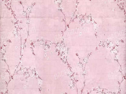 Pink Blossom 68X5 Fleece ( 80 X 60 Inch ) Backdrop