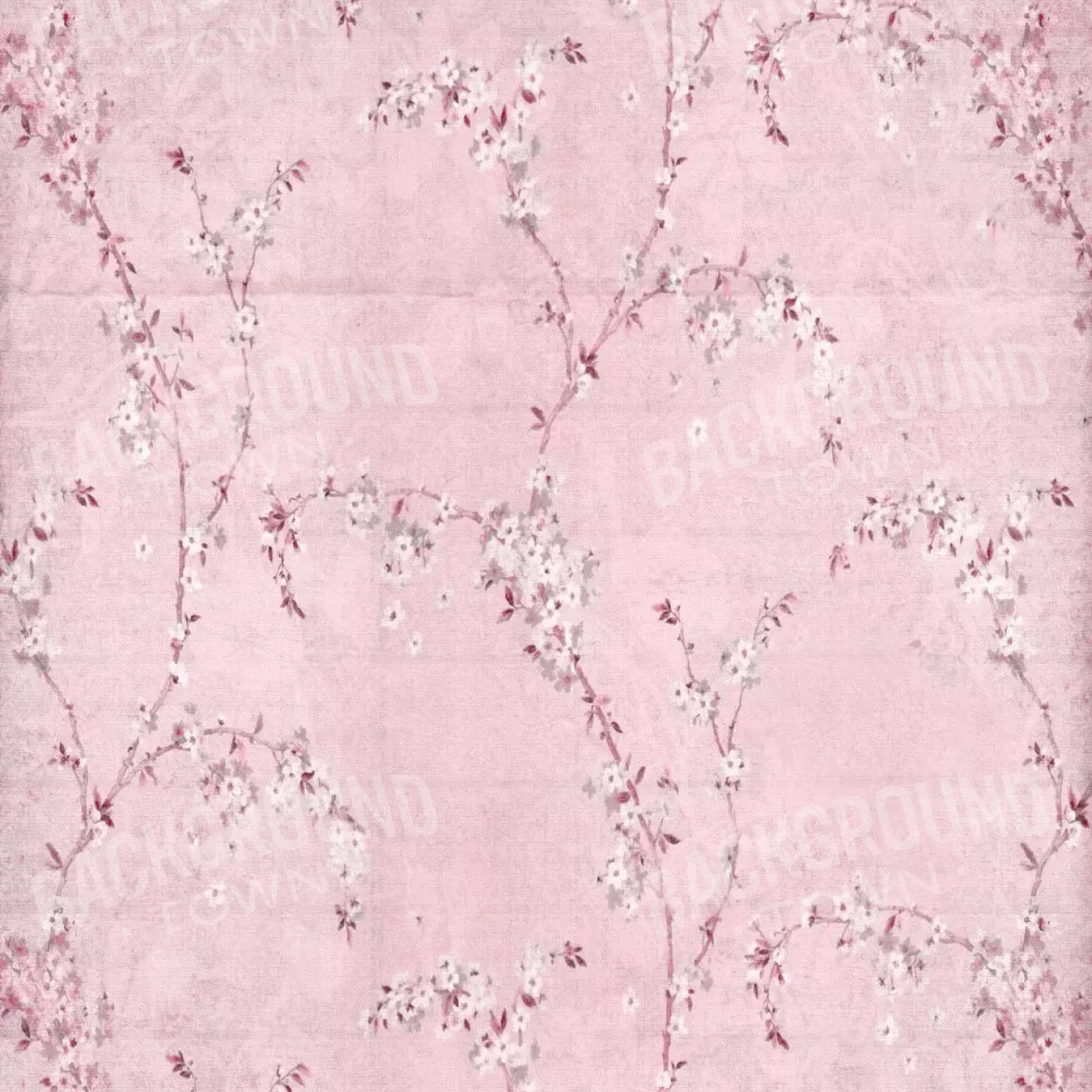 Pink Blossom 8X8 Fleece ( 96 X Inch ) Backdrop