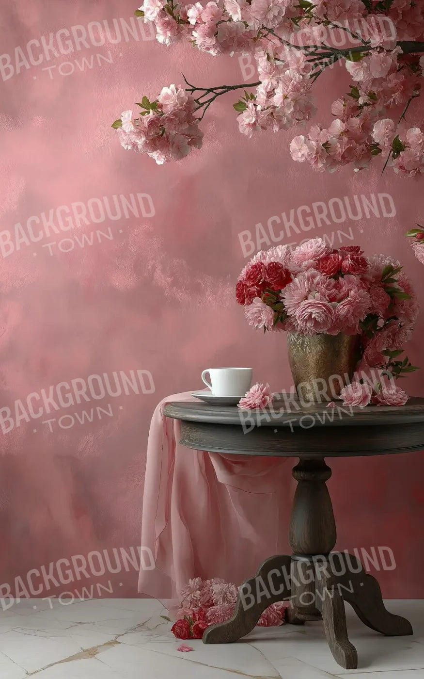 Pink Cafe 5’x8’ UltraCloth (60 x 96 inch) Backdrop