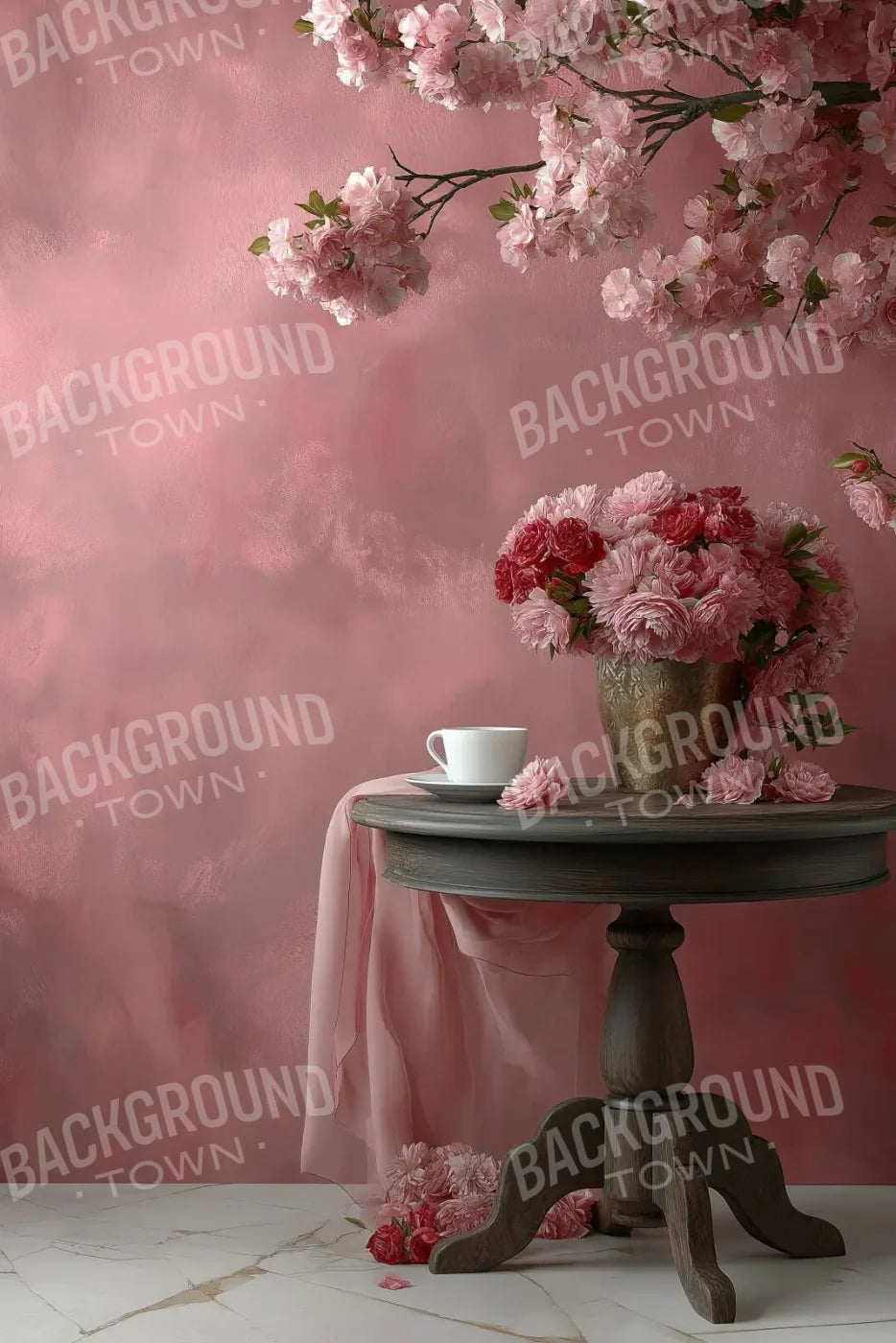 Pink Cafe 8’x12’ UltraCloth (96 x 144 inch) Backdrop