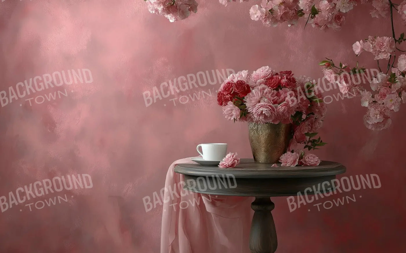 Pink Cafe 8’x5’ UltraCloth (96 x 60 inch) Backdrop