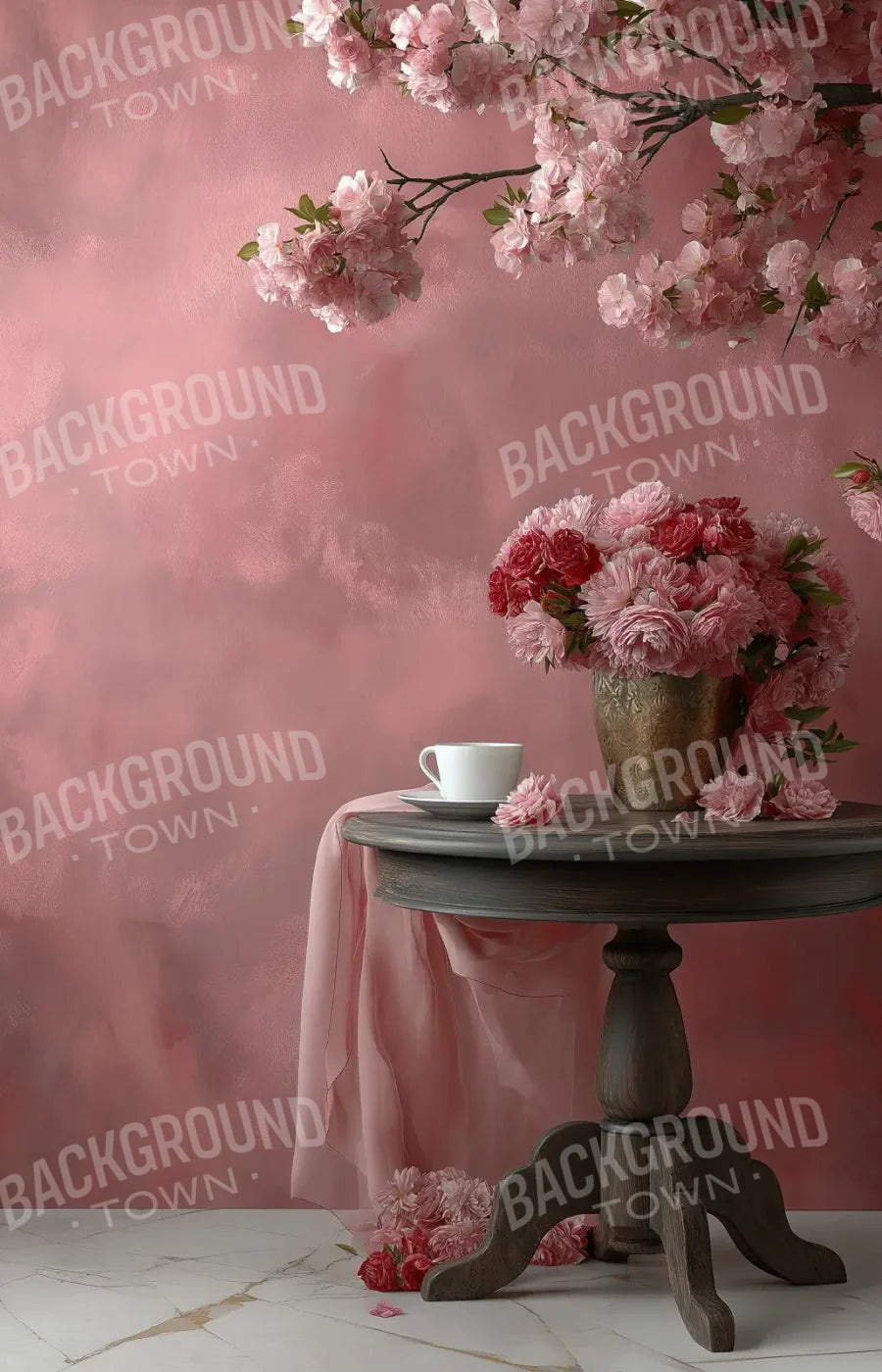 Pink Cafe 9’x14’ UltraCloth (108 x 168 inch) Backdrop