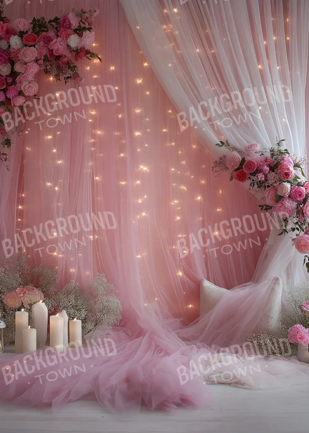 Pink Canopy 5’x7’ UltraCloth (60 x 84 inch) Backdrop